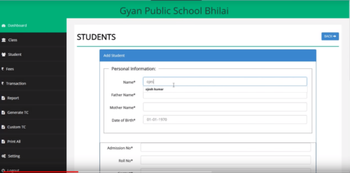 school fees management system