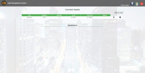 Asset Management System Project in php - Image 3
