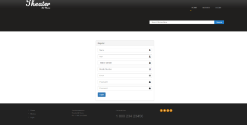 Online Movie Ticket Booking System in php