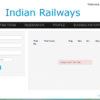 Railway Reservation System in php