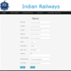 Railway Reservation System in php