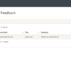 User Management System Manage Feedback