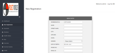 gym management php