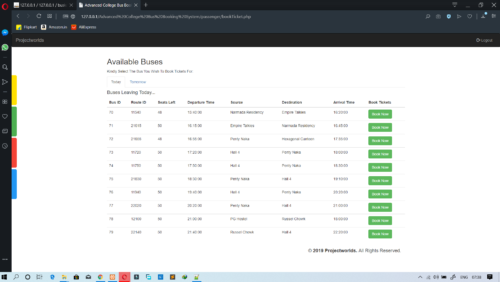 School Bus Booking System project in PHP - Image 3