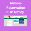 Airlines Reservation Airlines Reservation