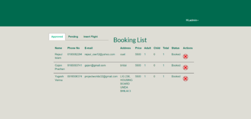 Airlines Reservation System PHP Project - Image 3