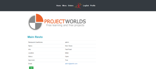 Python Django Online Food ordering System - Image 2