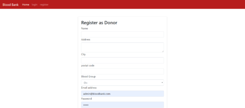 Blood bank web app made with python ,flask, Sqlite, Bootstrap. - Image 4