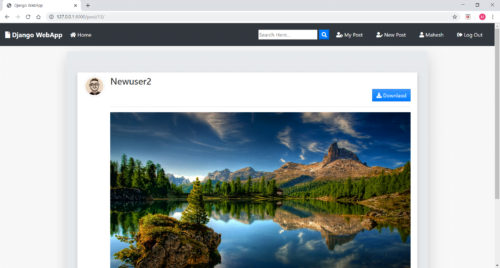 Python Django File Sharing Project - Image 2