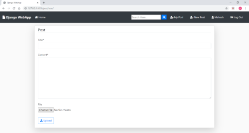Python Django File Sharing Project - Image 3