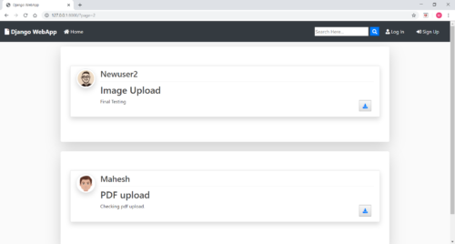 django file sharing