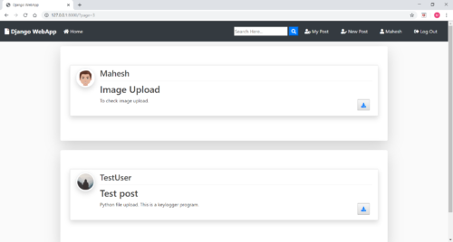 Python Django File Sharing Project - Image 7