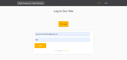 Online Restaurant Table Booking System in Php with MySQL - Image 4