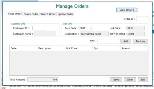 Java NetBeans Grocery Shop Billing Supermarket Billing Project with MySQL - Image 3