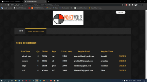 Garage Management System PHP MySQL - Image 6