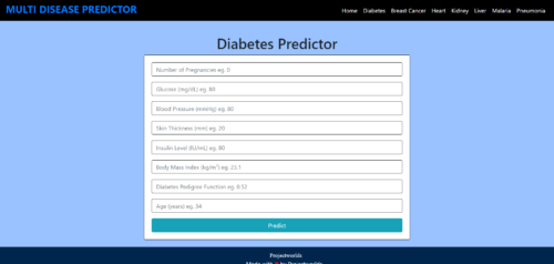 Multiple Disease Prediction using Machine Learning - Image 5