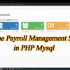 Payroll Management System Project in PHP