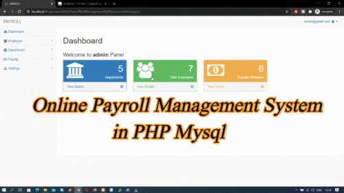 Payroll Management System Project in PHP