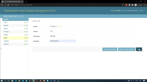 Hostel Management System Python Django - Image 8