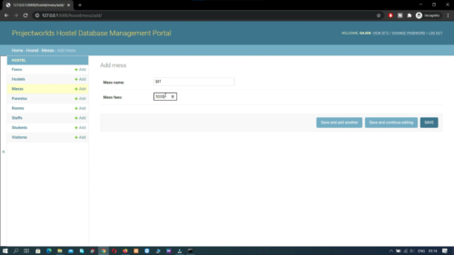 Hostel Management System Python Django - Image 4