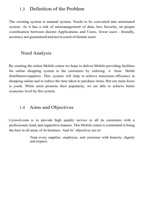 Online Mobile Shopping Project in PHP Project Report - Image 3