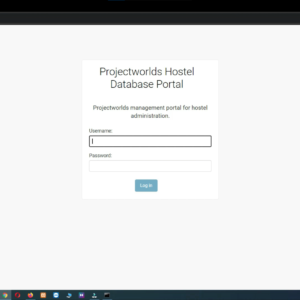 login Page Hostel Management System Python Django