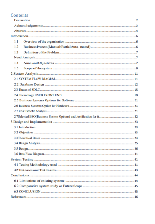 Online Furniture Shop Project in PHP Report
