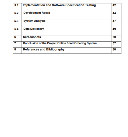 Online Food Ordering System In PHP  Advance Project Report