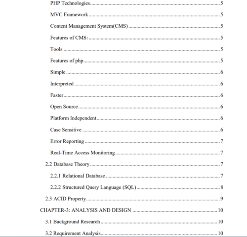 tc2 Inventory Management System in PHP Project Report
