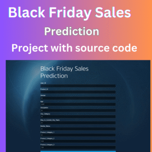 black friday sales prediction
