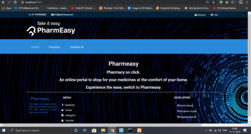 Online Medicine Shop using NodeJS MYSQL