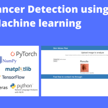 Skin cancer Detection using Machine learning