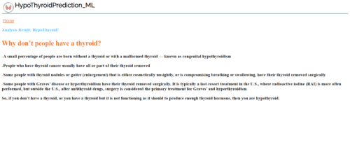 Hypo Thyroid Disease Prediction Machine Learning Project - Image 3