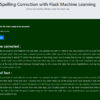 NLP Spelling Correction Python Machine Learning