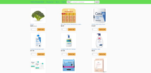 Online Grocery Store Project in MongoDB Node.js Express.Js - Image 2