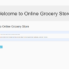 Online Grocery Store Project in MongoDB Node.js Express.Js