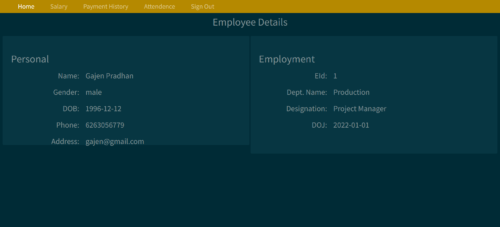 Payroll Management System using NodeJs, Express, Mongoose Project with Source Code - Image 5
