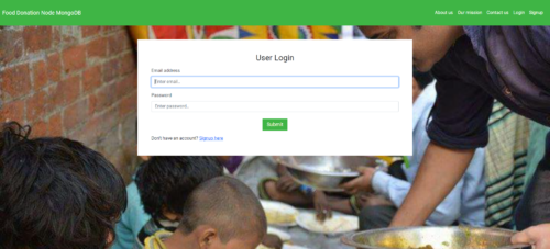 Food Donation Management System MongoDB Node.Js - Image 3