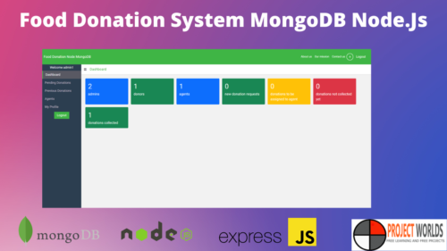 Food Donation Management System MongoDB Node.Js