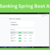 Online Banking Spring Boot Angular Project with Source Code