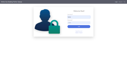 Online Gas Booking System Project in Python Django