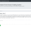 1 Automated Answer Grading System Machine Learning Project