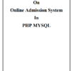 Online Admission System Project in PHP Project Report