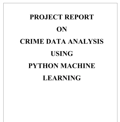 crime data analysis