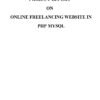 Freelancing Website Project in PHP Mysql