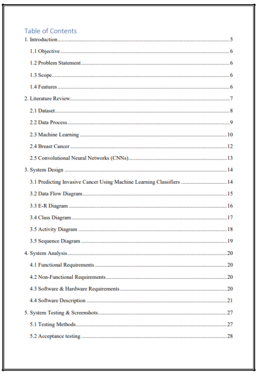 Breast Cancer Prediction Python Machine Learning Project Report - Image 3