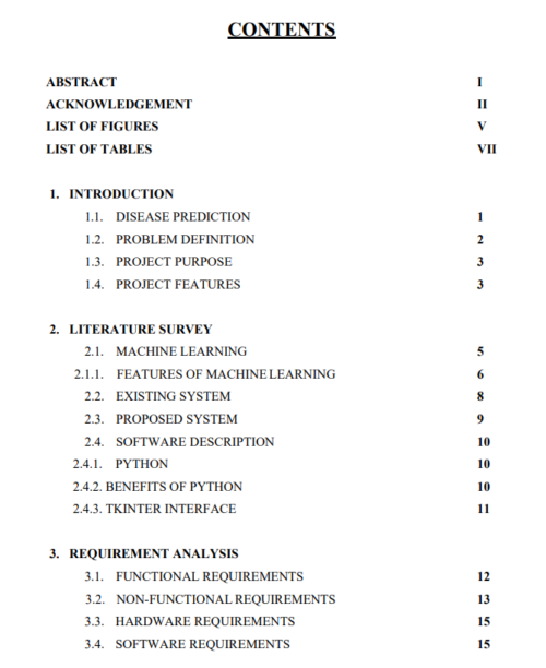 Multiple Disease Prediction using Machine Learning Project Report