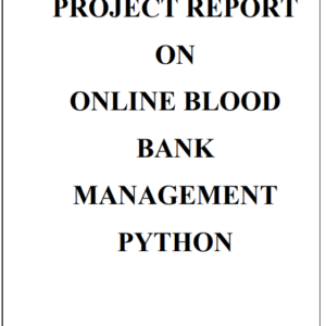 1 Bank Management System Python Project Report