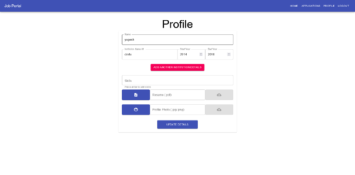Online Job Portal MERN Stack React MongoDB Nodejs
