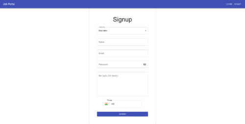 Online Job Portal MERN Stack React MongoDB Nodejs